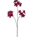 Künstlicher Zweig mit dunkelvioletten Blüten – exotische Kunstblume für kreative Dekoration und florale Arrangements