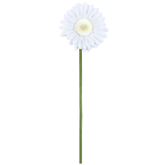 Künstliche weiße Glockenblume auf Stiel – realistisch gestaltete Kunstblume für frühlingshafte Dekorationen.