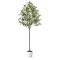 Künstlicher Olivenbaum in voller Größe mit naturgetreuen Blättern und Oliven