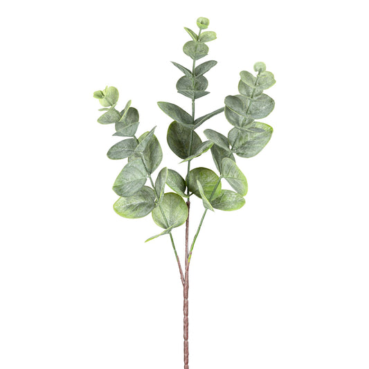 Künstlicher Eukalyptus-Zweig in Grün – naturgetreues Beiwerk für moderne und natürliche Dekorationen.