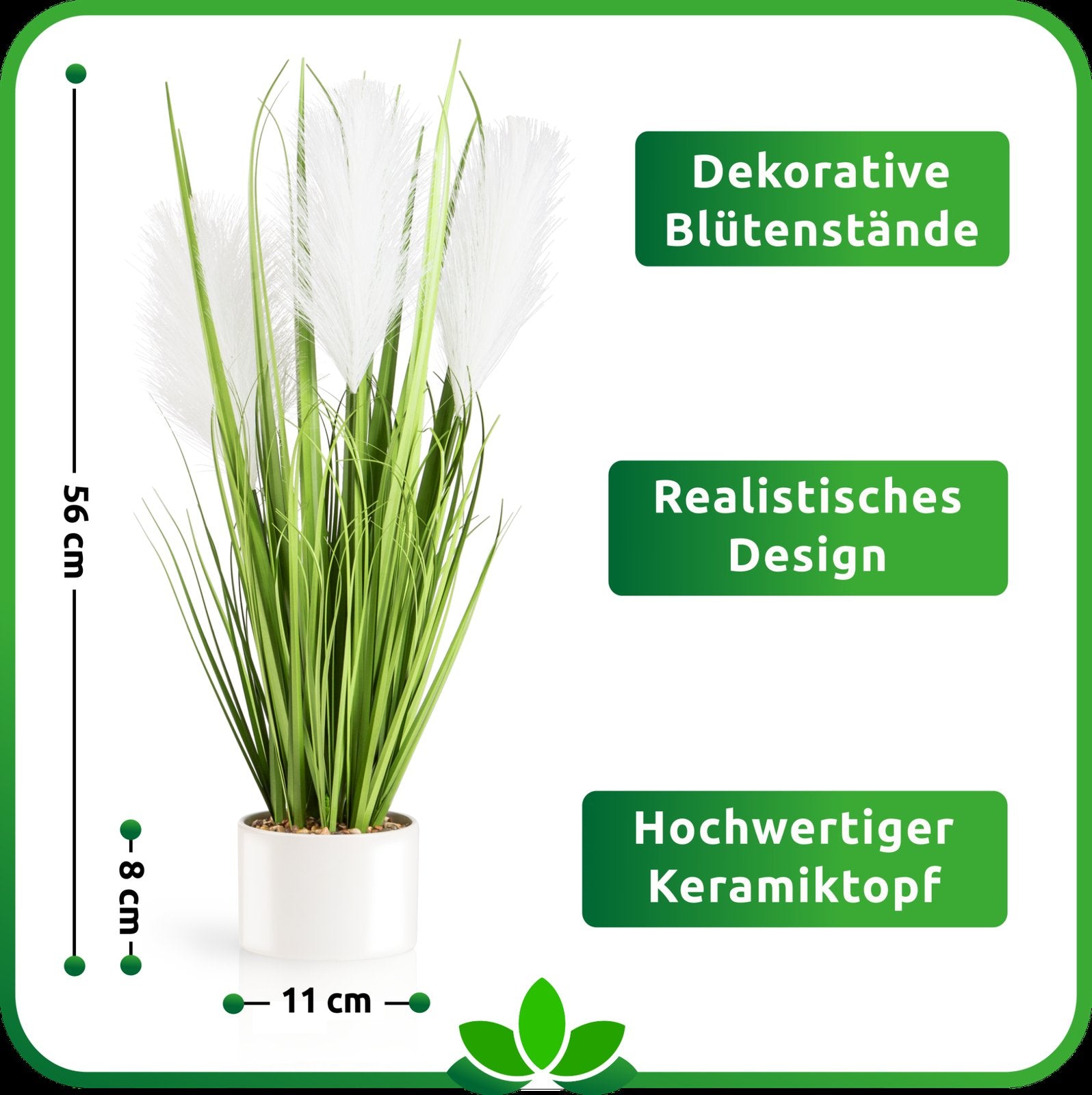 Kunstgras mit Maßen für Innenräume