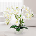 Orchidee künstlich – Kombination aus realistischer Blüte und edlem Topf