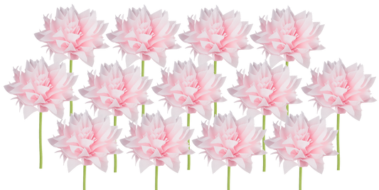 Rosa Pfingstrose Kunstblume im Strauß, künstliche Blumen wie echt im Set