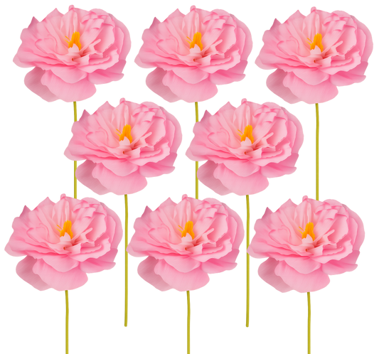 Rosa Pfingstrose Kunstblume am Stiel – realistisch wirkende Dekoblumen für und künstliche Arrangements.